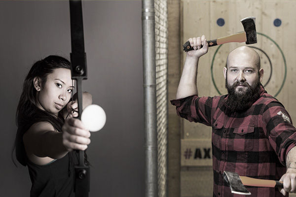 2 hour private axe throwing packages
